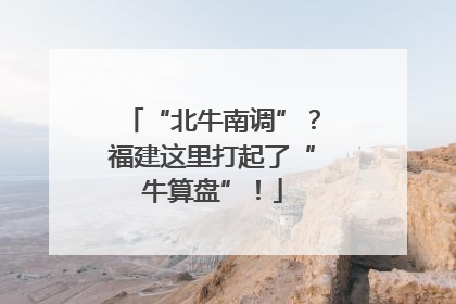 “北牛南调”？福建这里打起了“牛算盘”！