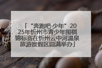 “奔跑吧·少年”2025年忻州市青少年围棋锦标赛在忻州云中河温泉旅游度假区圆满举办