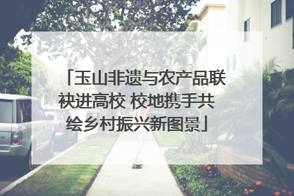 玉山非遗与农产品联袂进高校 校地携手共绘乡村振兴新图景