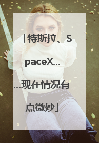 特斯拉、SpaceX……现在情况有点微妙