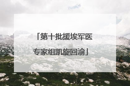 第十批援埃军医专家组凯旋回渝