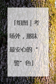 组图｜考场外，那抹最安心的“警”色