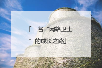 一名“网络卫士”的成长之路