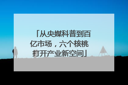 从央媒科普到百亿市场，六个核桃打开产业新空间