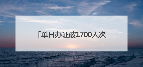 单日办证破1700人次 西藏边检以实干赢赞誉