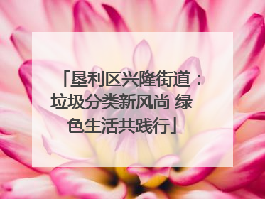 垦利区兴隆街道：垃圾分类新风尚 绿色生活共践行
