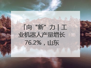 向“新”力｜工业机器人产量增长76.2%，山东因地制宜发展新质生产力
