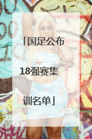 国足公布18强赛集训名单