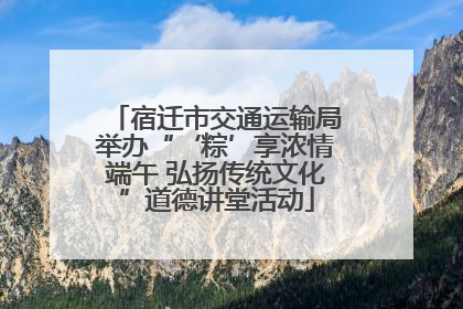 宿迁市交通运输局举办“‘粽’享浓情端午 弘扬传统文化”道德讲堂活动