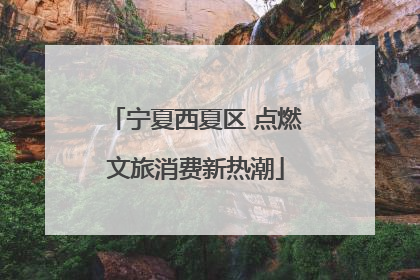宁夏西夏区 点燃文旅消费新热潮