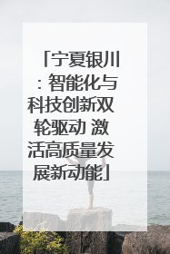 宁夏银川：智能化与科技创新双轮驱动 激活高质量发展新动能