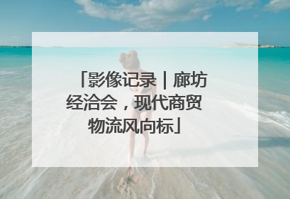 影像记录｜廊坊经洽会，现代商贸物流风向标