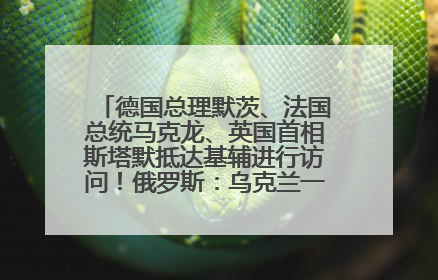 德国总理默茨、法国总统马克龙、英国首相斯塔默抵达基辅进行访问！俄罗斯：乌克兰一直在回避谈判