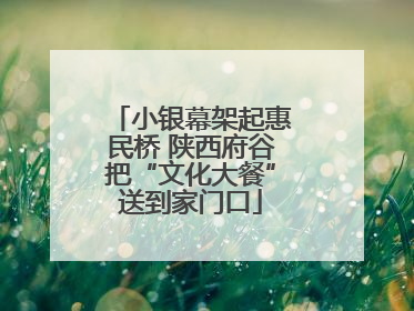 小银幕架起惠民桥 陕西府谷把“文化大餐”送到家门口