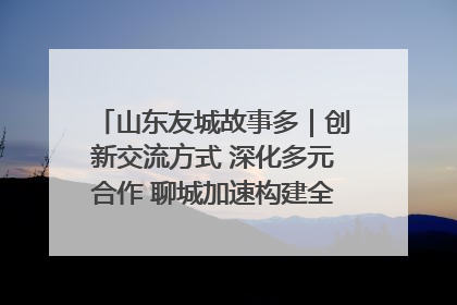 山东友城故事多｜创新交流方式 深化多元合作 聊城加速构建全球友城新格局