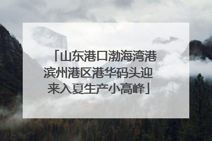 山东港口渤海湾港滨州港区港华码头迎来入夏生产小高峰