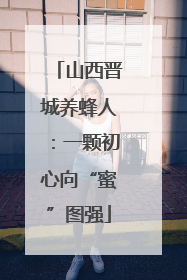 山西晋城养蜂人：一颗初心向“蜜”图强