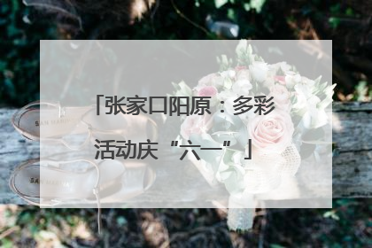 张家口阳原：多彩活动庆“六一”
