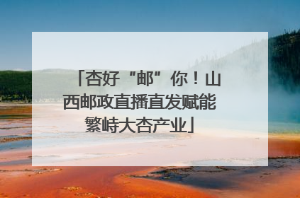 杏好“邮”你！山西邮政直播直发赋能繁峙大杏产业