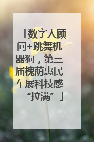 数字人顾问+跳舞机器狗，第三届槐荫惠民车展科技感“拉满”