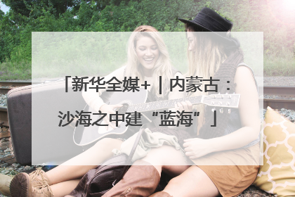 新华全媒+｜内蒙古：沙海之中建“蓝海”