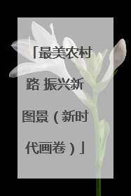 最美农村路 振兴新图景（新时代画卷）
