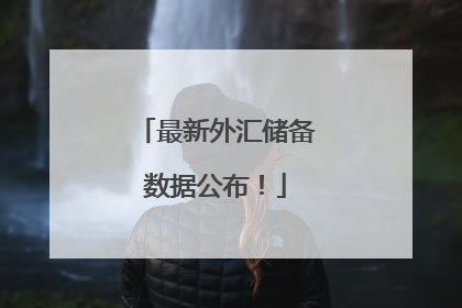 最新外汇储备数据公布！
