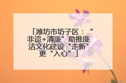 潍坊市坊子区：“非遗+清廉”助推廉洁文化建设“走新”更“入心”