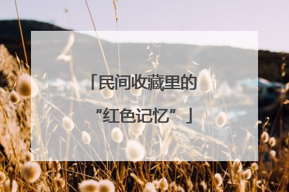 民间收藏里的“红色记忆”