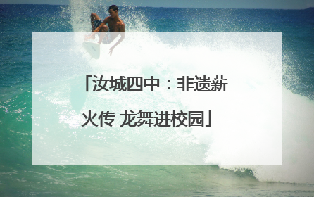 汝城四中：非遗薪火传 龙舞进校园