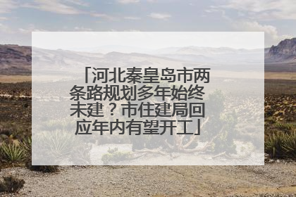 河北秦皇岛市两条路规划多年始终未建？市住建局回应年内有望开工