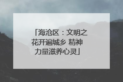 海沧区：文明之花开遍城乡 精神力量滋养心灵