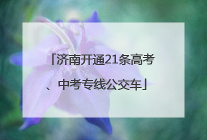济南开通21条高考、中考专线公交车