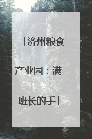 济州粮食产业园：满班长的手