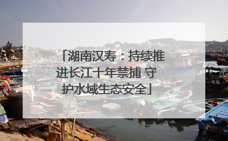 湖南汉寿：持续推进长江十年禁捕 守护水域生态安全