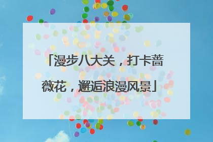 漫步八大关，打卡蔷薇花，邂逅浪漫风景