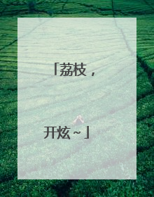 荔枝，开炫～