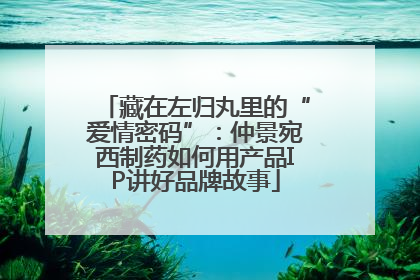 藏在左归丸里的“爱情密码”：仲景宛西制药如何用产品IP讲好品牌故事