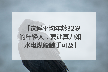 这群平均年龄32岁的年轻人，要让算力如水电煤般触手可及