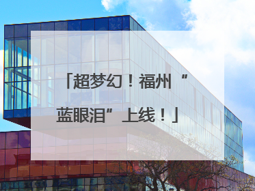 超梦幻！福州“蓝眼泪”上线！