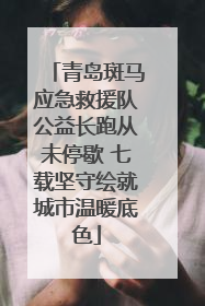 青岛斑马应急救援队公益长跑从未停歇 七载坚守绘就城市温暖底色
