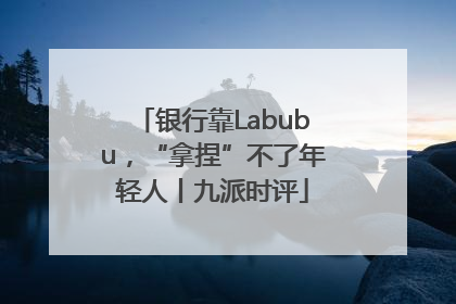 银行靠Labubu，“拿捏”不了年轻人丨九派时评