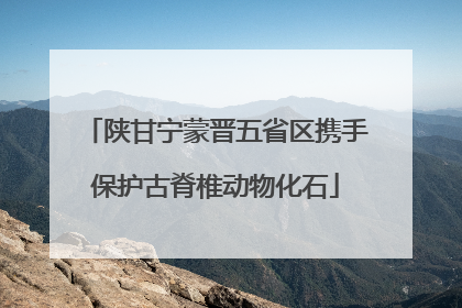 陕甘宁蒙晋五省区携手保护古脊椎动物化石