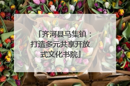 齐河县马集镇：打造多元共享开放式文化书院