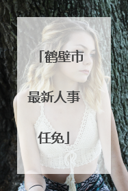 鹤壁市最新人事任免