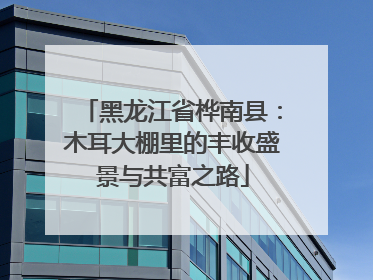 黑龙江省桦南县:木耳大棚里的丰收盛景与共富之路
