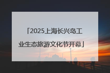 2025上海长兴岛工业生态旅游文化节开幕