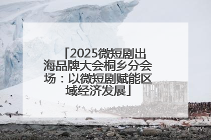 2025微短剧出海品牌大会桐乡分会场：以微短剧赋能区域经济发展