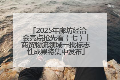 2025年廊坊经洽会亮点抢先看（七）丨商贸物流领域一批标志性成果将集中发布
