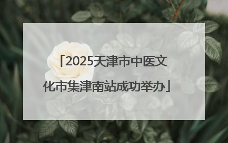 2025天津市中医文化市集津南站成功举办